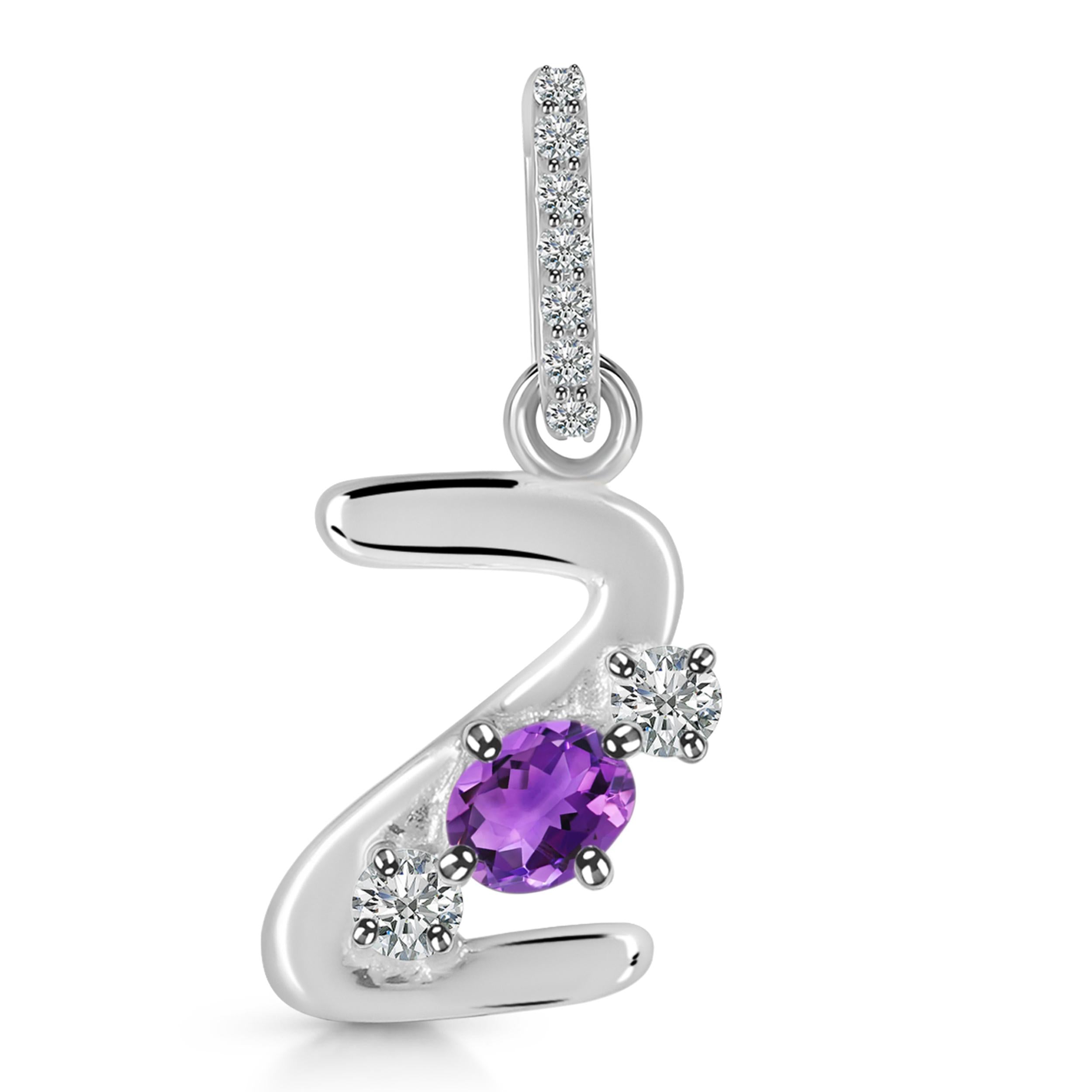 amethyst-white-topaz-alphabet-z-pendant-amt-rda-104