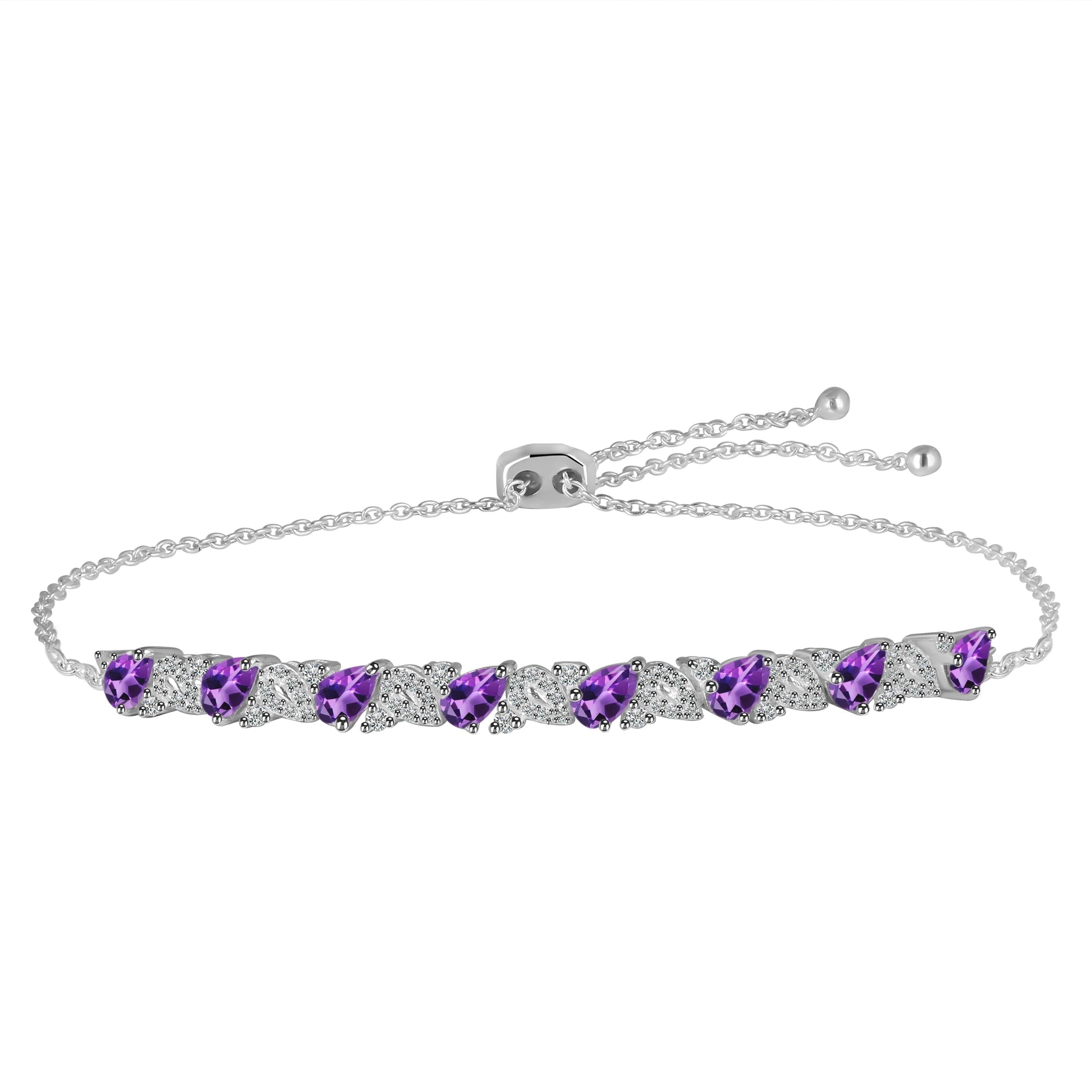 amethyst-white-topaz-bracelet-with-adjustable-camera-lock-amt-rdb-128