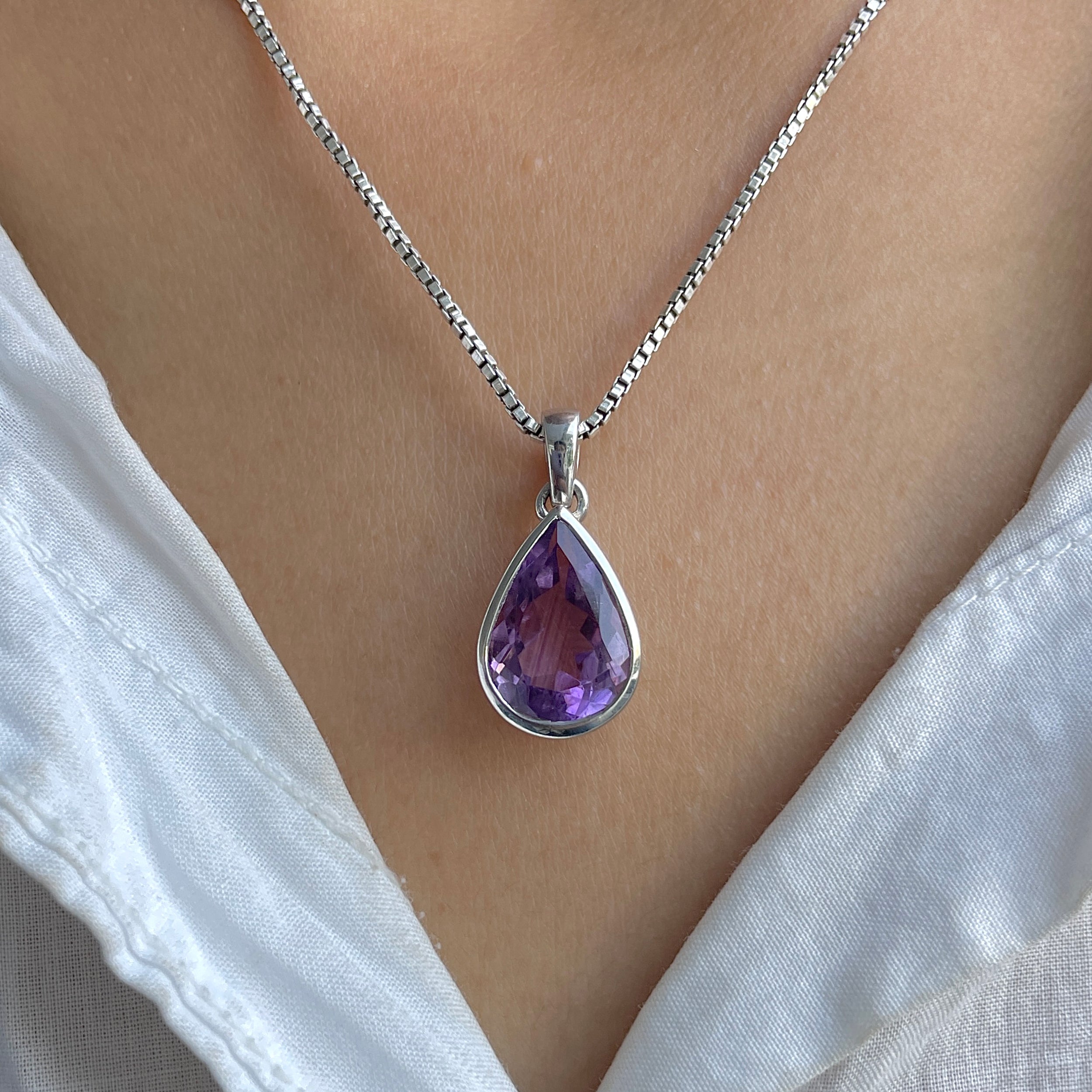 Amethyst Pendant-(AMT-RDP-463.)
