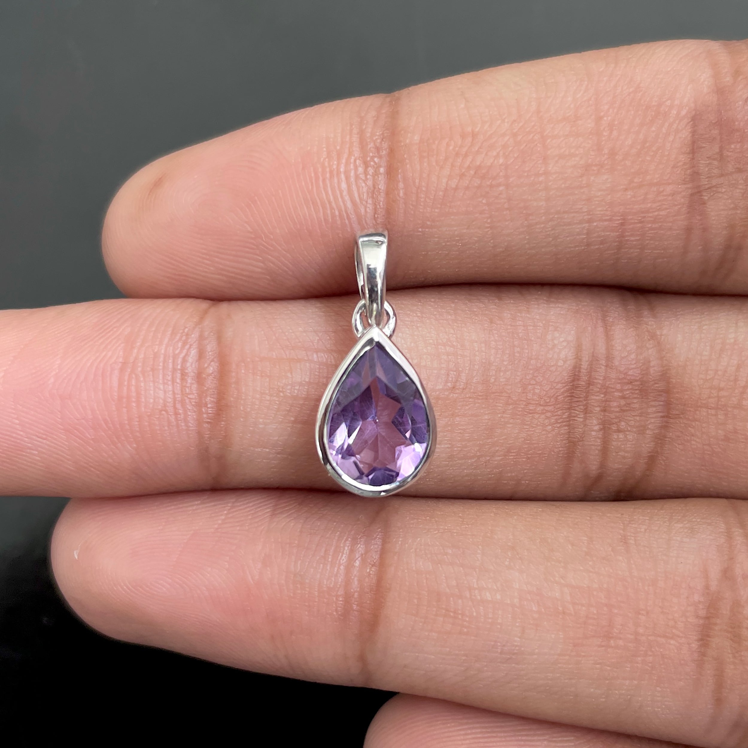 Amethyst Pendant-(AMT-RDP-468.)