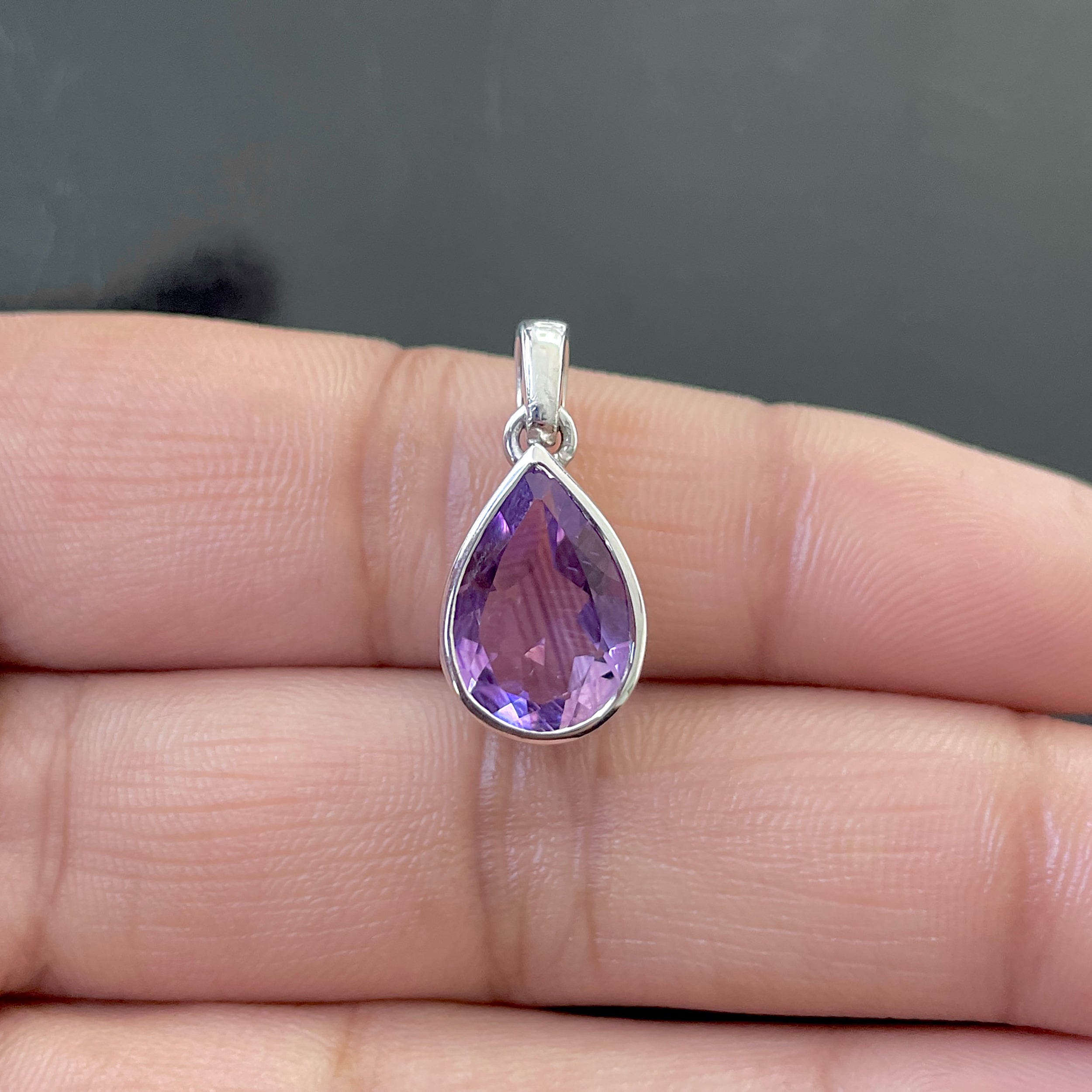 Amethyst Pendant-(AMT-RDP-470.)