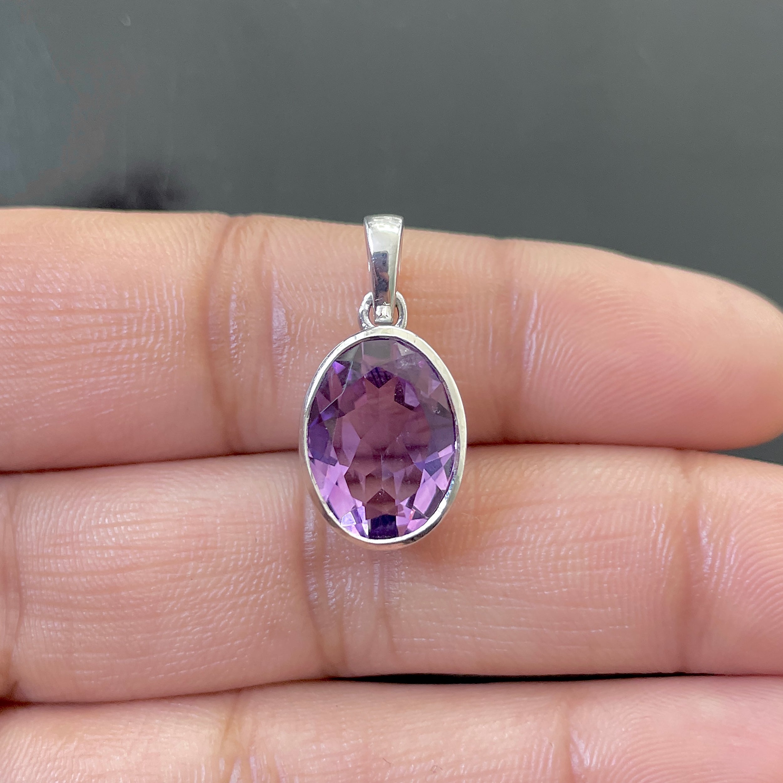 Amethyst Pendant-(AMT-RDP-471.)