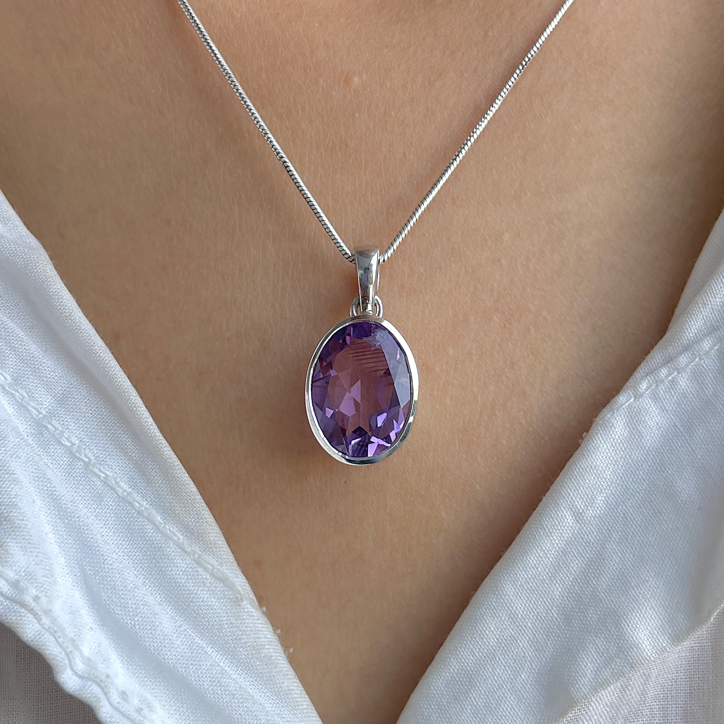 Amethyst Pendant-(AMT-RDP-471.)