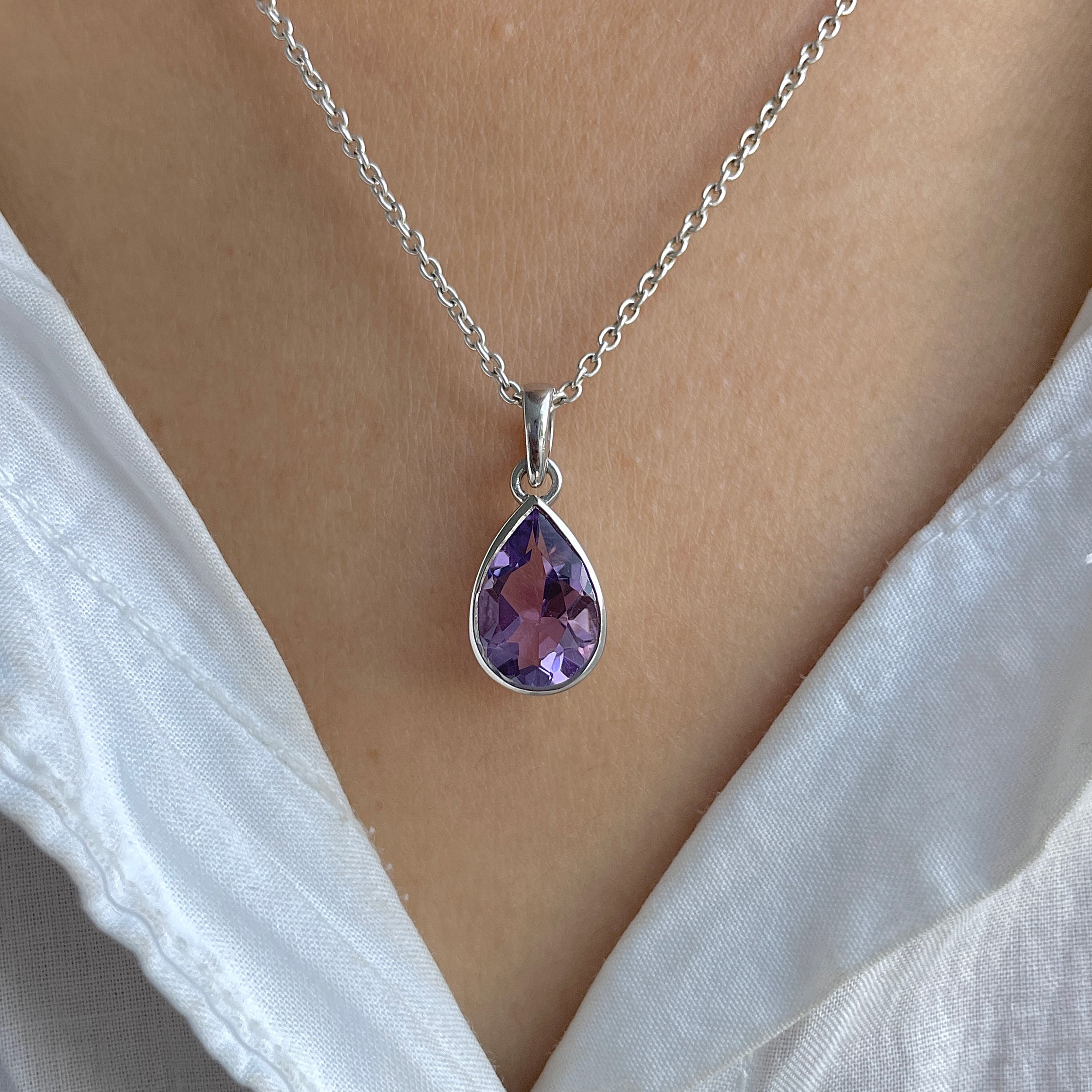 Amethyst Pendant-(AMT-RDP-790.)