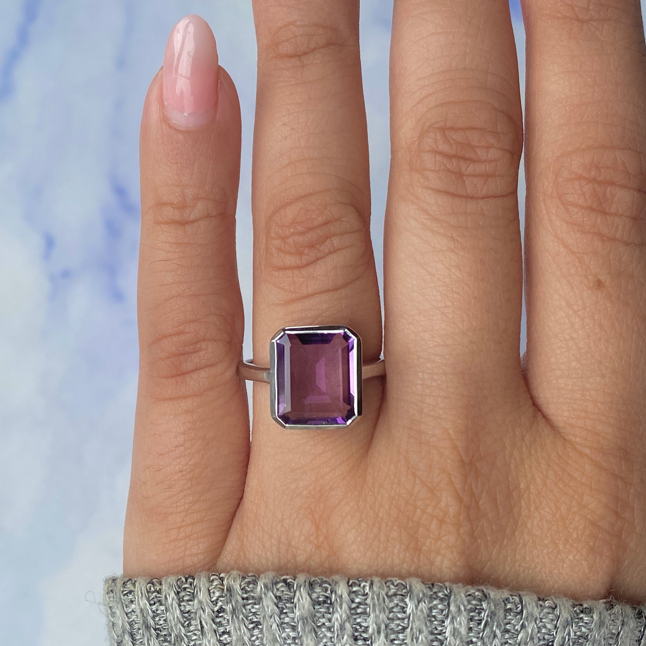 Amethyst Ring-(AMT-RDR-1927.)