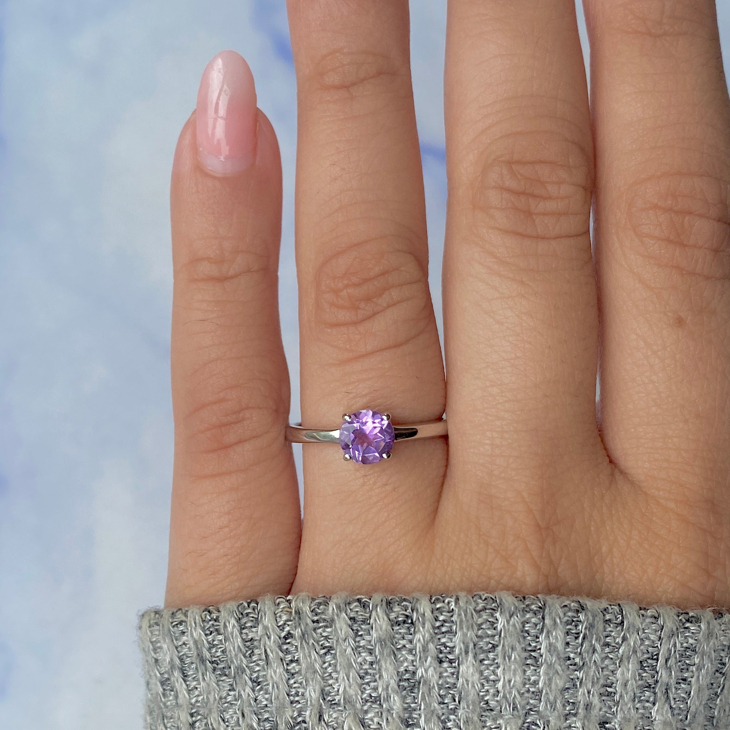 Amethyst Ring-(AMT-RDR-236.)