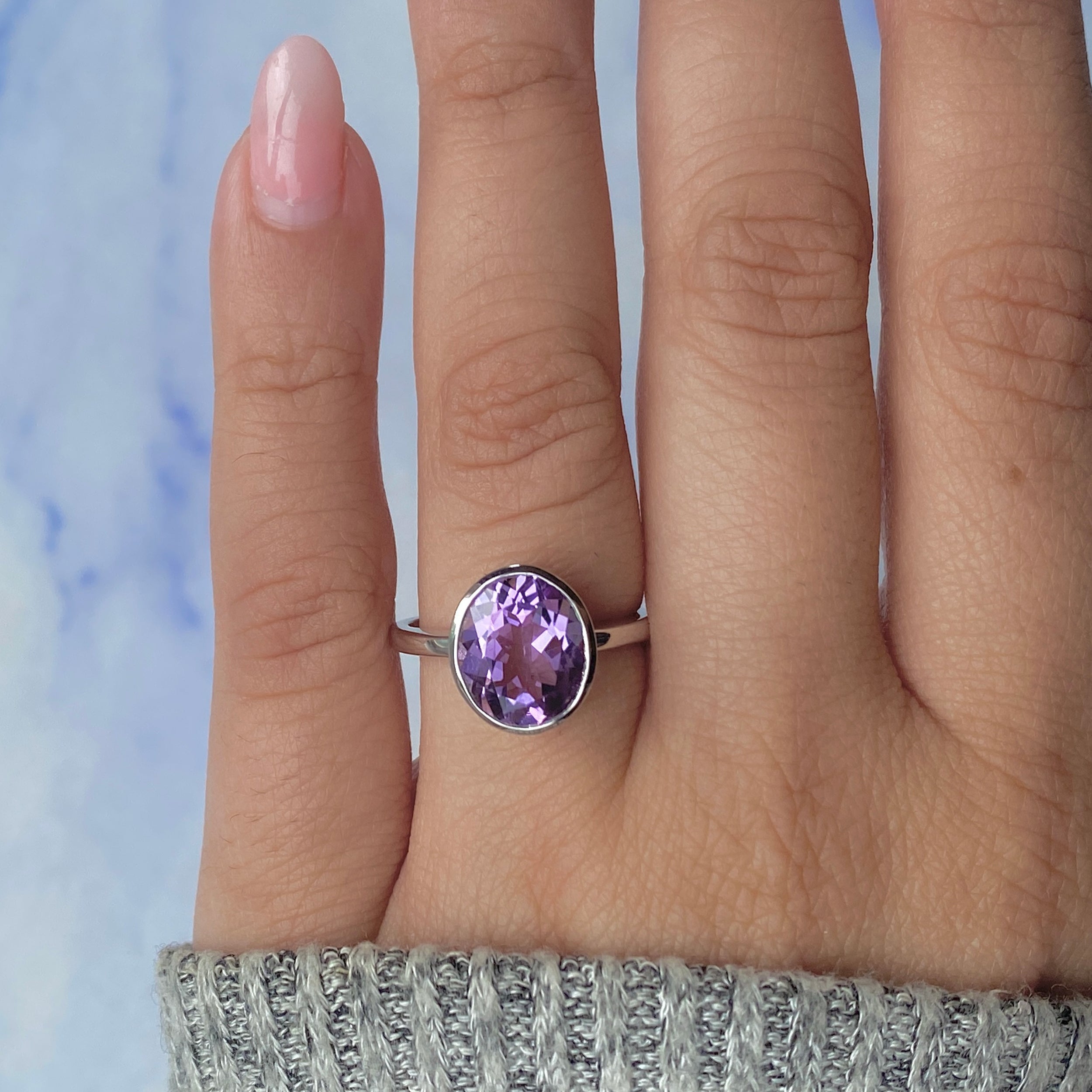 Amethyst Ring-(AMT-RDR-2368.)