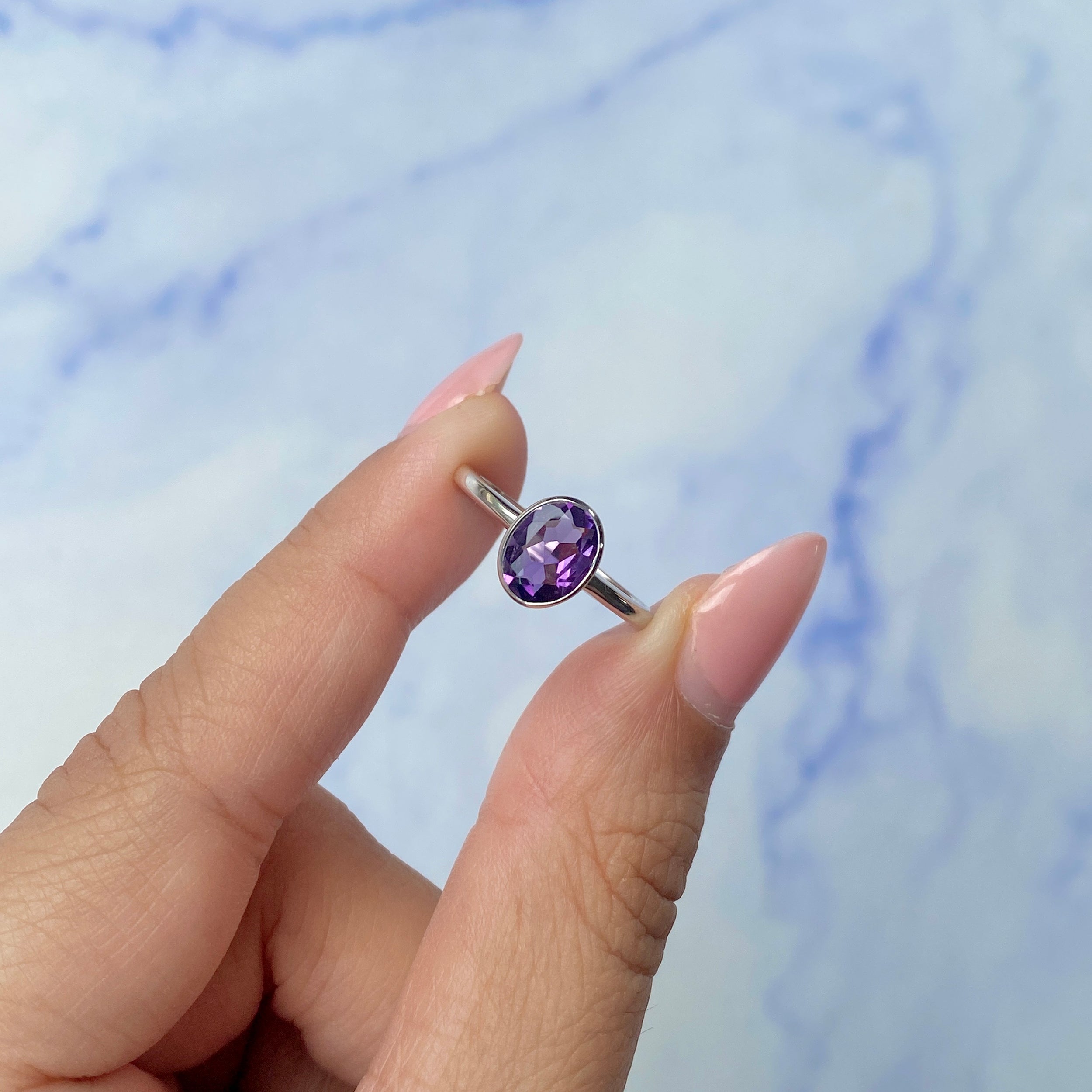 Amethyst Ring-(AMT-RDR-248.)