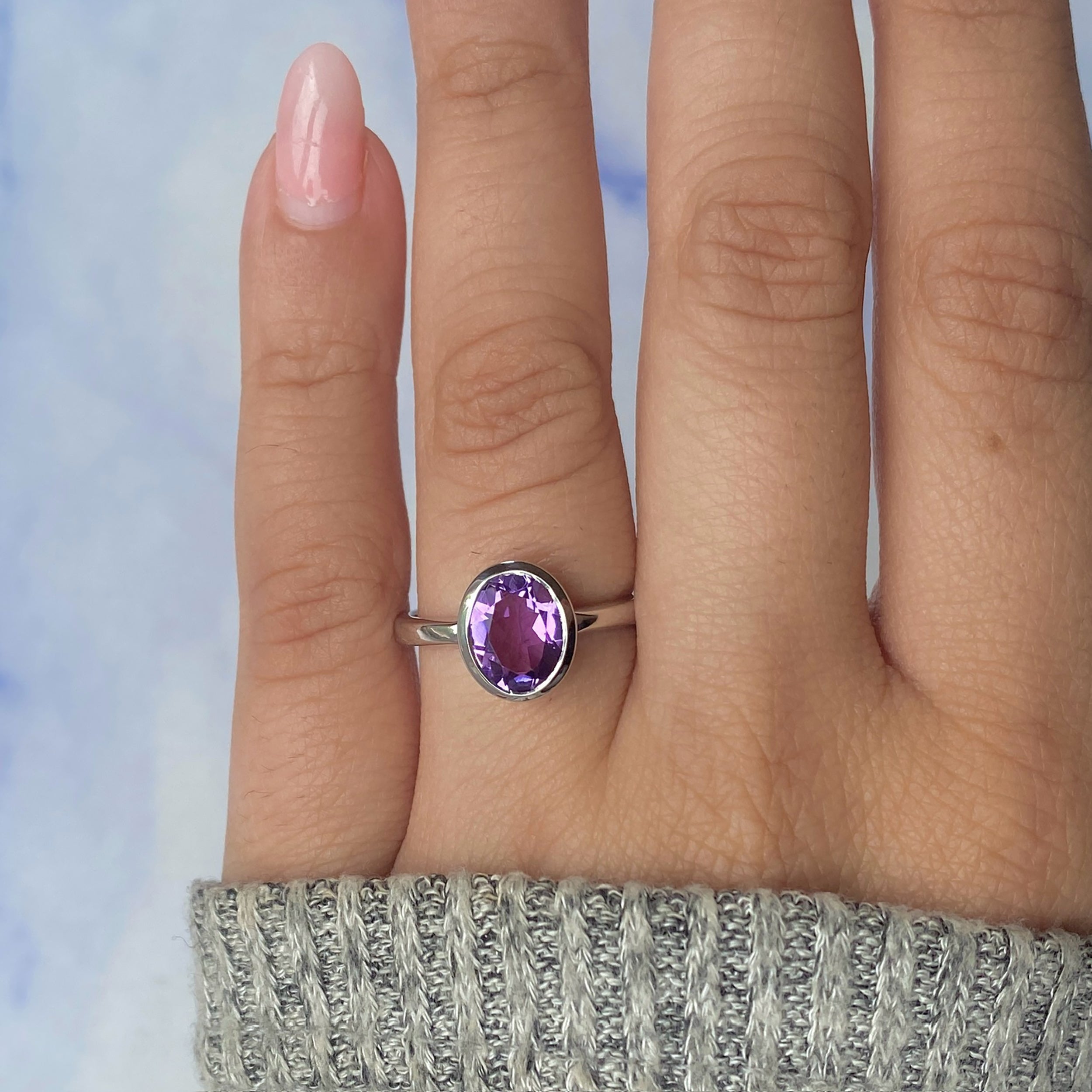 Amethyst Ring-(AMT-RDR-251.)