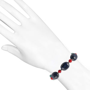 lapis-turquoise-red-coral-beaded-bracelet-bdd-11-108