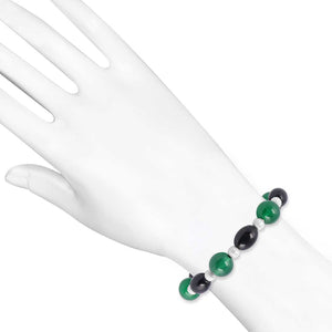 green-chalcedony-black-spinel-beaded-bracelet-bdd-11-195