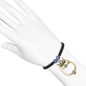 owl-bird-cabochon-charm-sodalite-beaded-bracelet-bdd-11-203