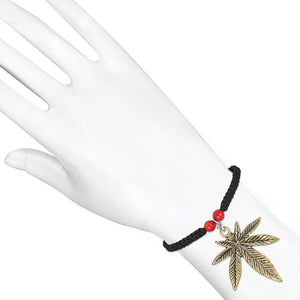 red-coral-marijuana-leaf-charm-beaded-bracelet-bdd-11-222
