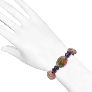 amethyst-unakite-beaded-bracelet-bdd-11-252