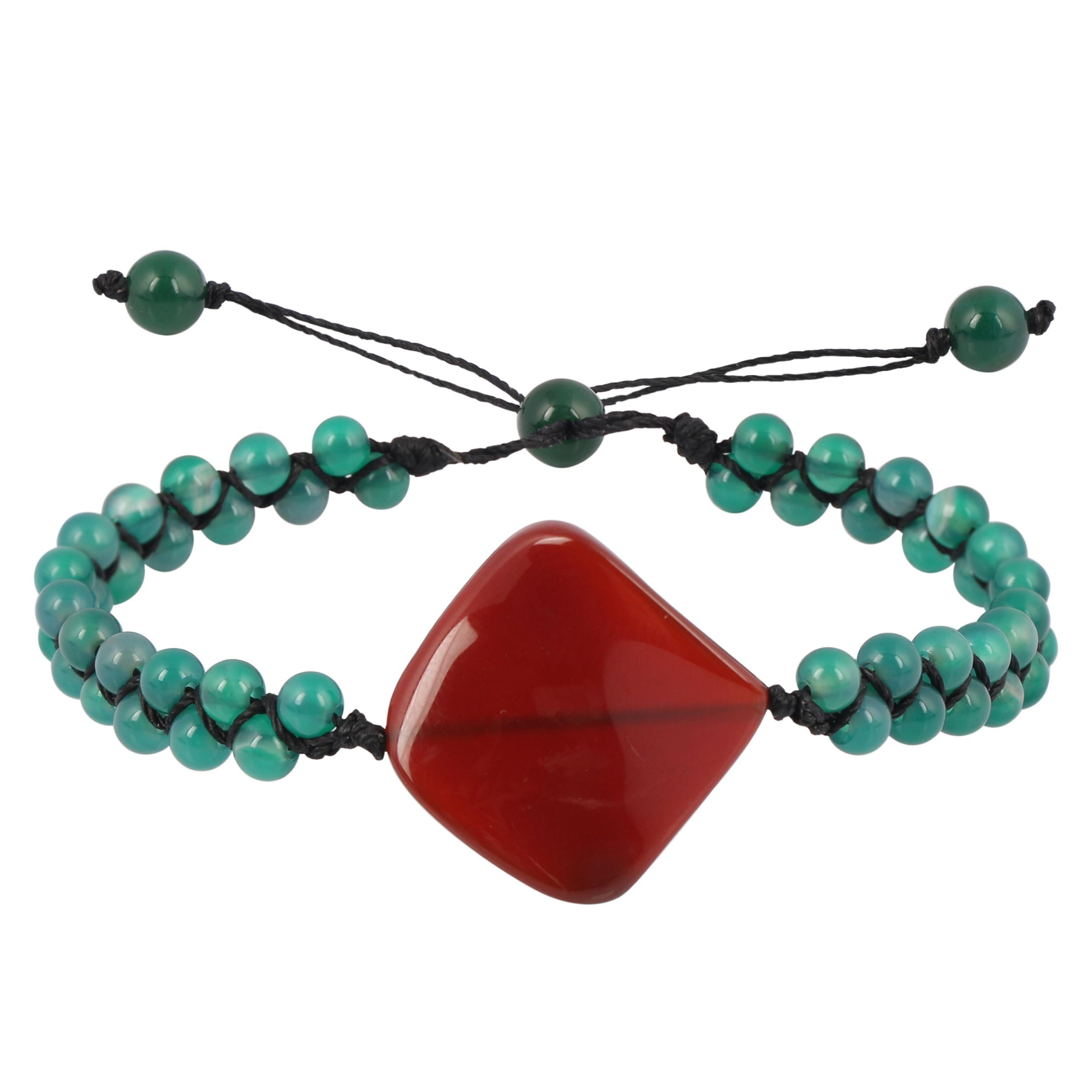 carnelian-green-onyx-beaded-bracelet-bdd-11-70