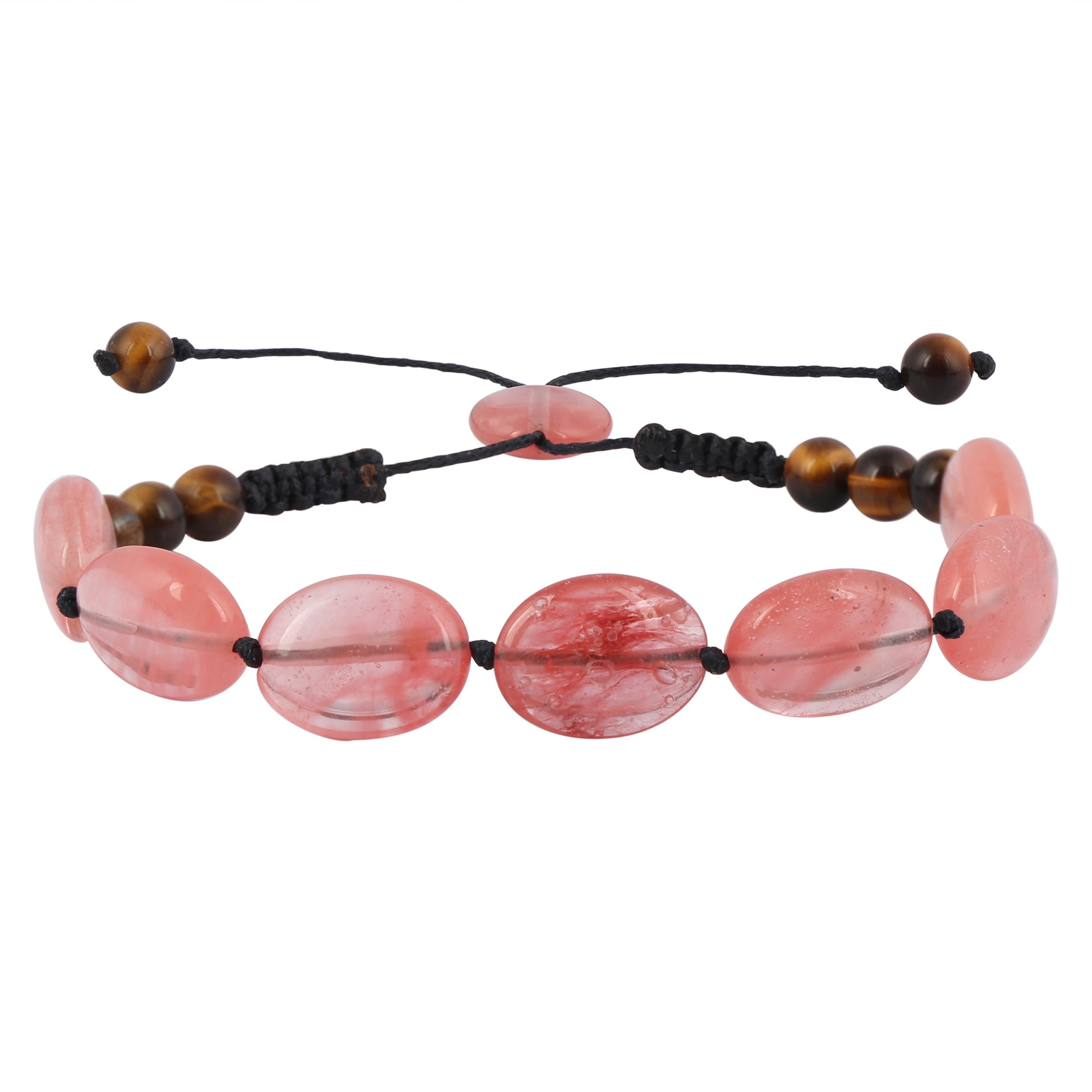 tiger-eye-cherry-agate-beaded-bracelet-bdd-11-80