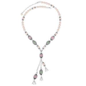 pearl-pink-jade-green-aventurine-beaded-necklaces-bdd-12-1605