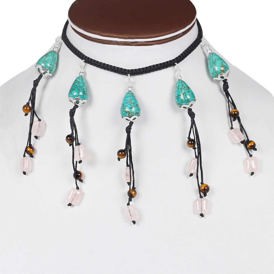 turquoise-rose-quartz-tiger-eye-beaded-necklace-bdd-12-1617
