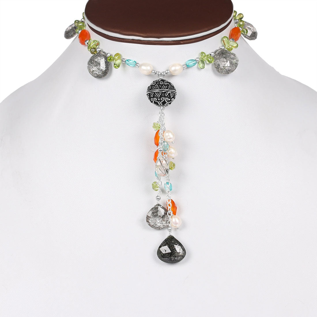 black-rutile-carnelian-beaded-jewelry-set-bdd-12-1644