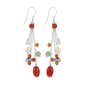 red-agate-beaded-earring-bdd-3-117