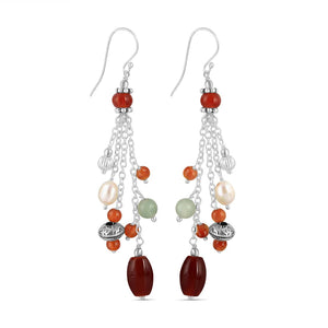 red-agate-beaded-earring-bdd-3-124
