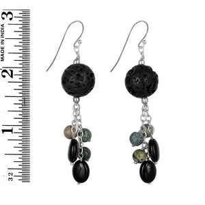 lava-black-spinel-beaded-earring-bdd-3-152