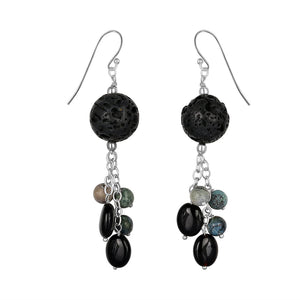 lava-black-spinel-beaded-earring-bdd-3-152