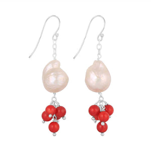 pearl-red-coral-beaded-earring-bdd-3-171