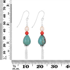turquoise-pearl-red-coral-beaded-earring-bdd-3-173