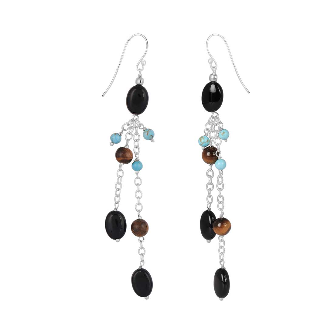 black-spinel-turquoise-tiger-eye-beaded-earring-bdd-3-182