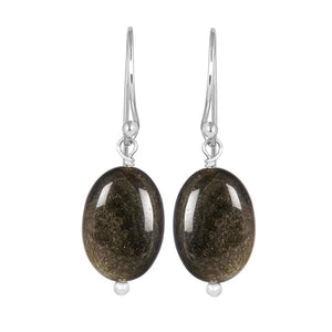 gold-sheen-obsidian-beaded-earring