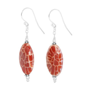 mexican-agate-beaded-earring