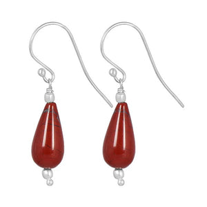 red-jasper-beaded-earring