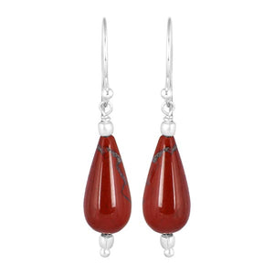 red-jasper-beaded-earring