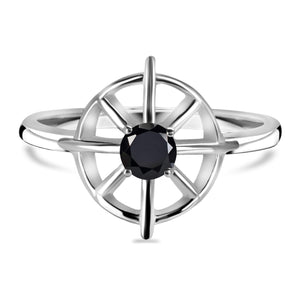 black-tourmaline-dharma-wheel-ring-bls-rdr-2147