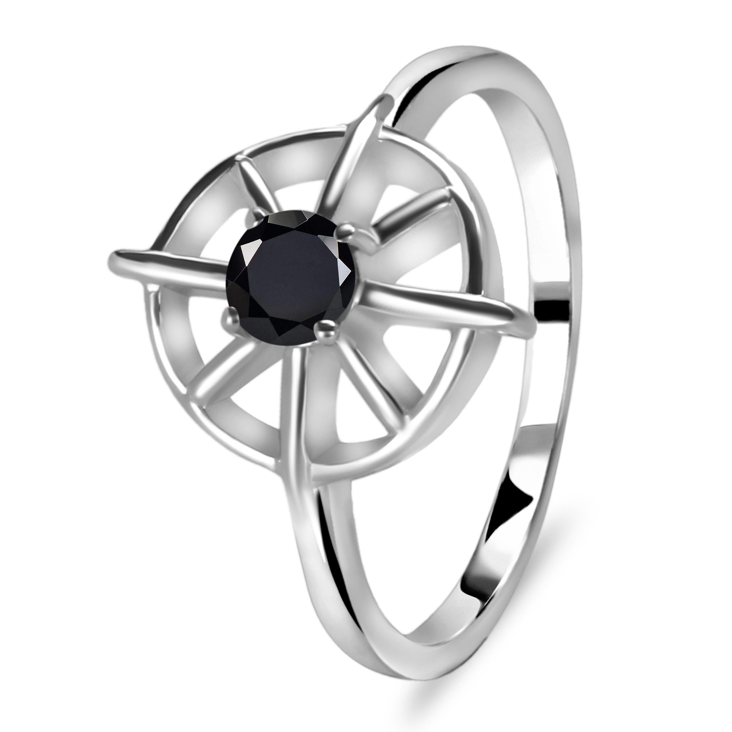 black-tourmaline-dharma-wheel-ring-bls-rdr-2147