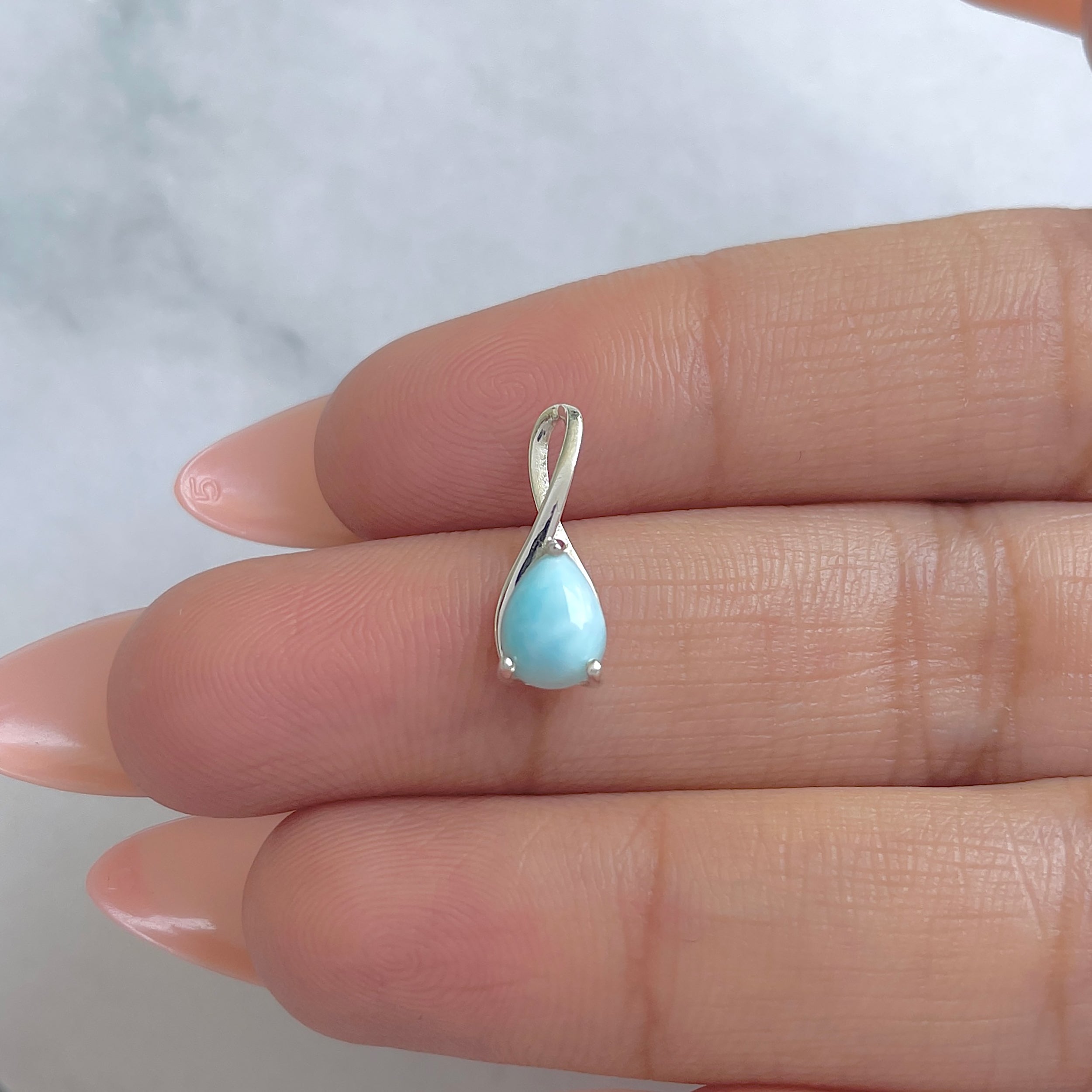 Larimar Pendant-(LAR-RDP-207.)
