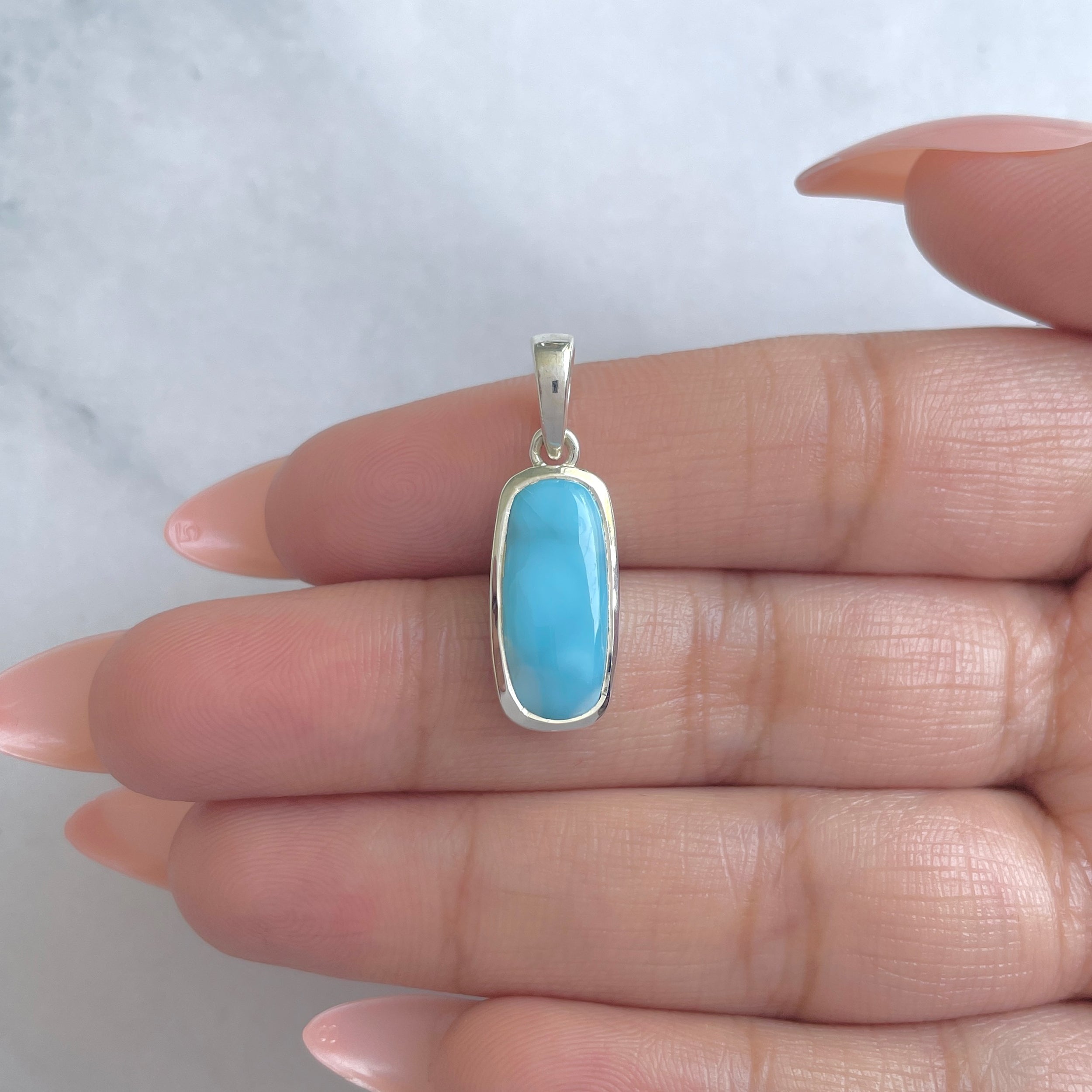 Larimar Pendant-(LAR-RDP-713.)
