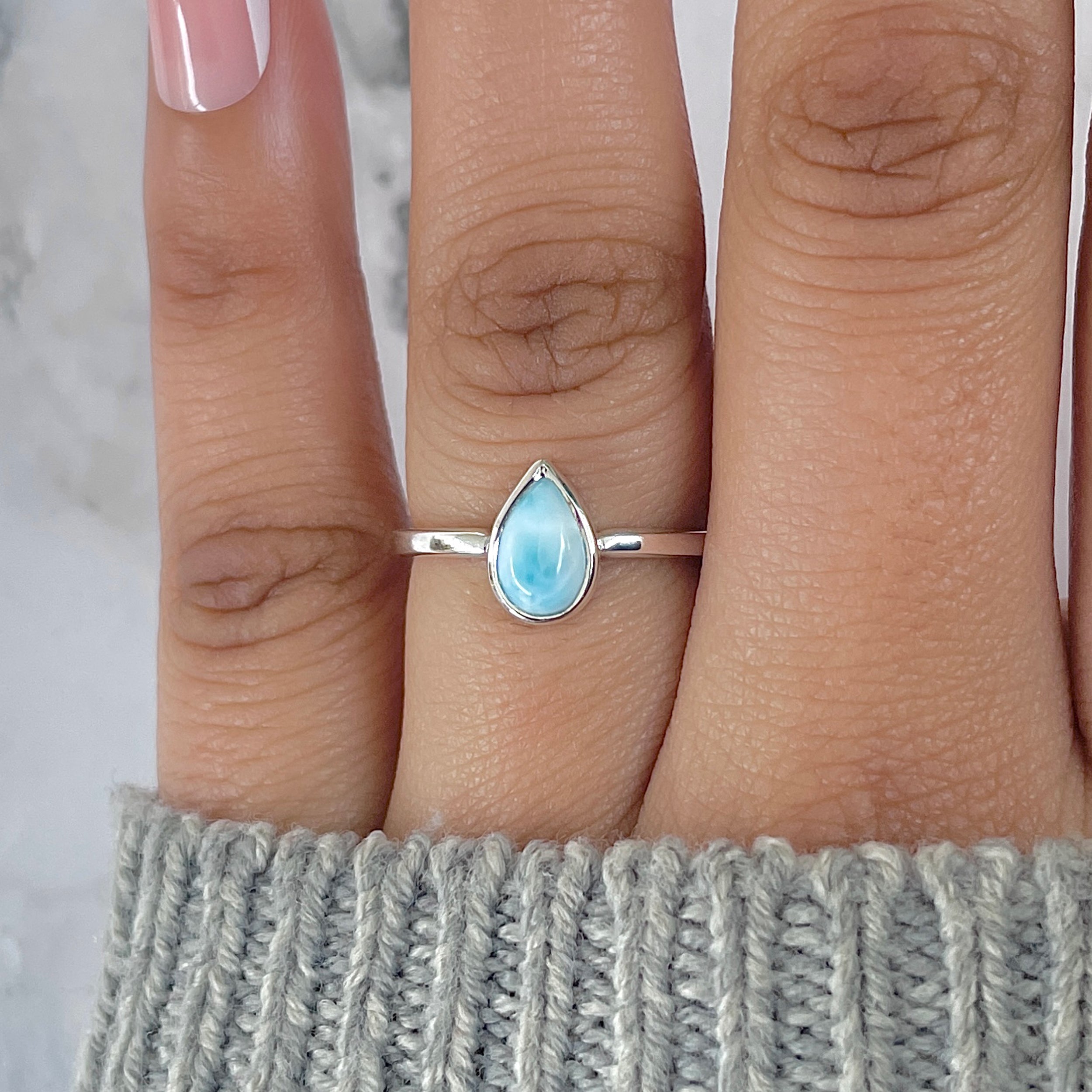 Larimar Ring-(LAR-RDR-2806.)