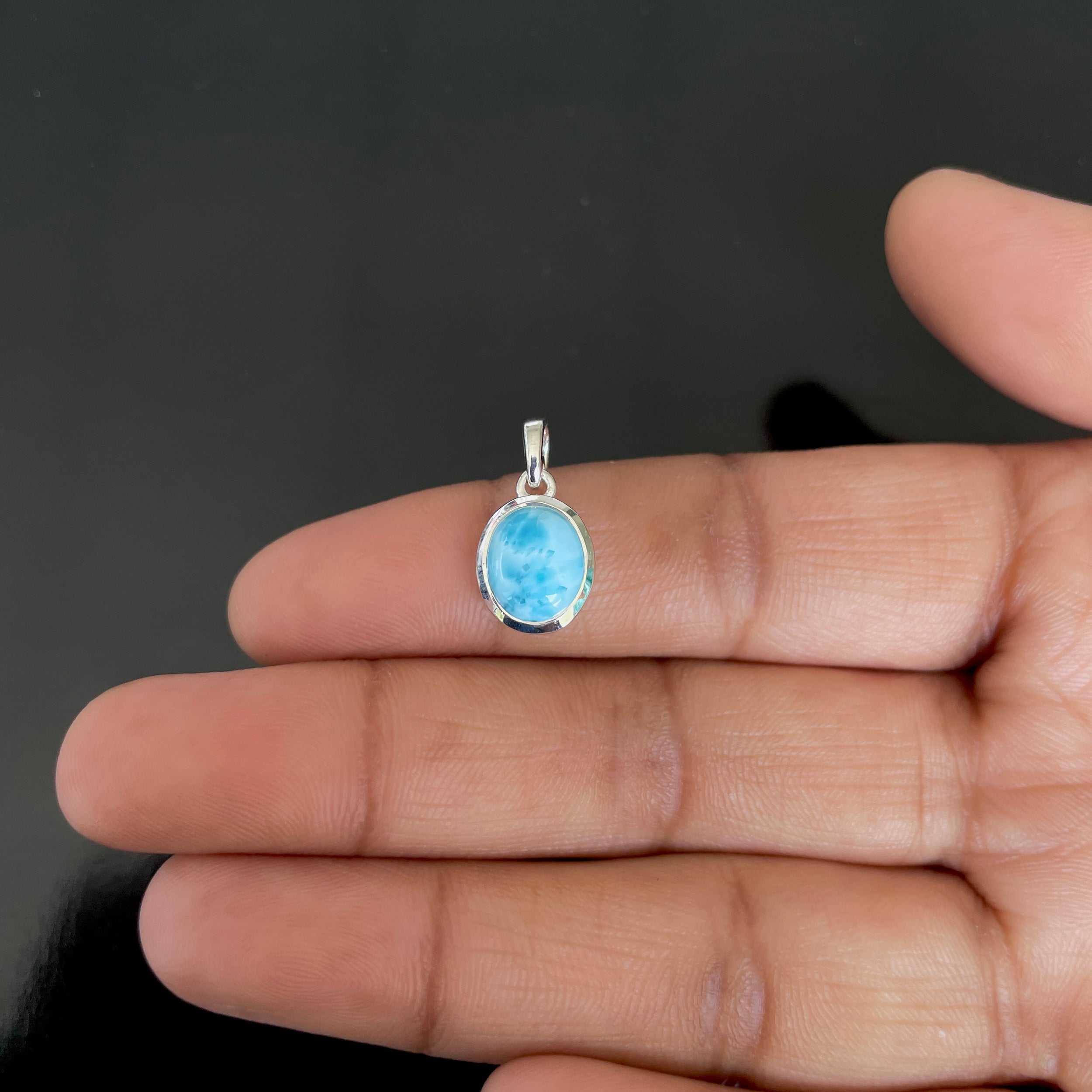 Larimar Pendant-(LAR-RDP-682.)