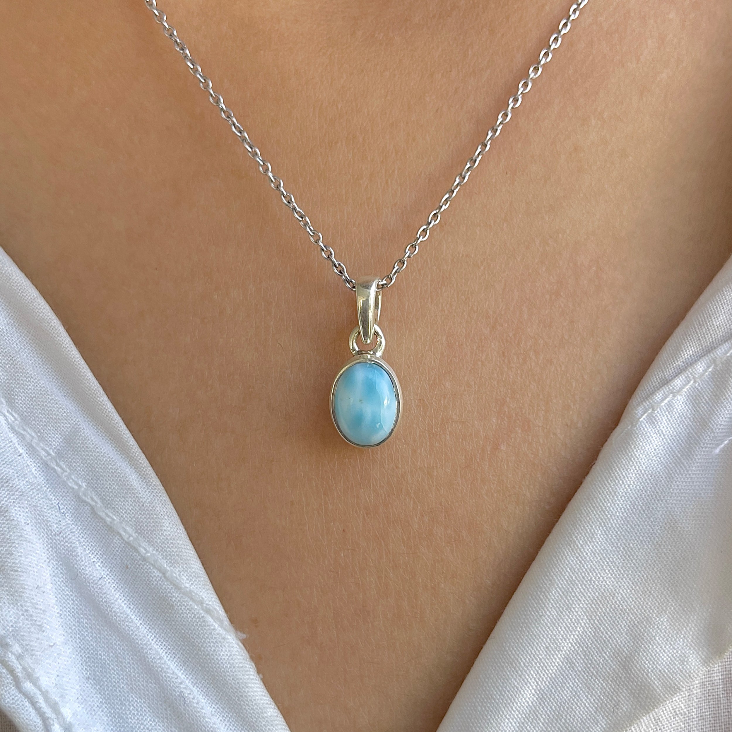 Larimar Pendant-(LAR-RDP-685.)