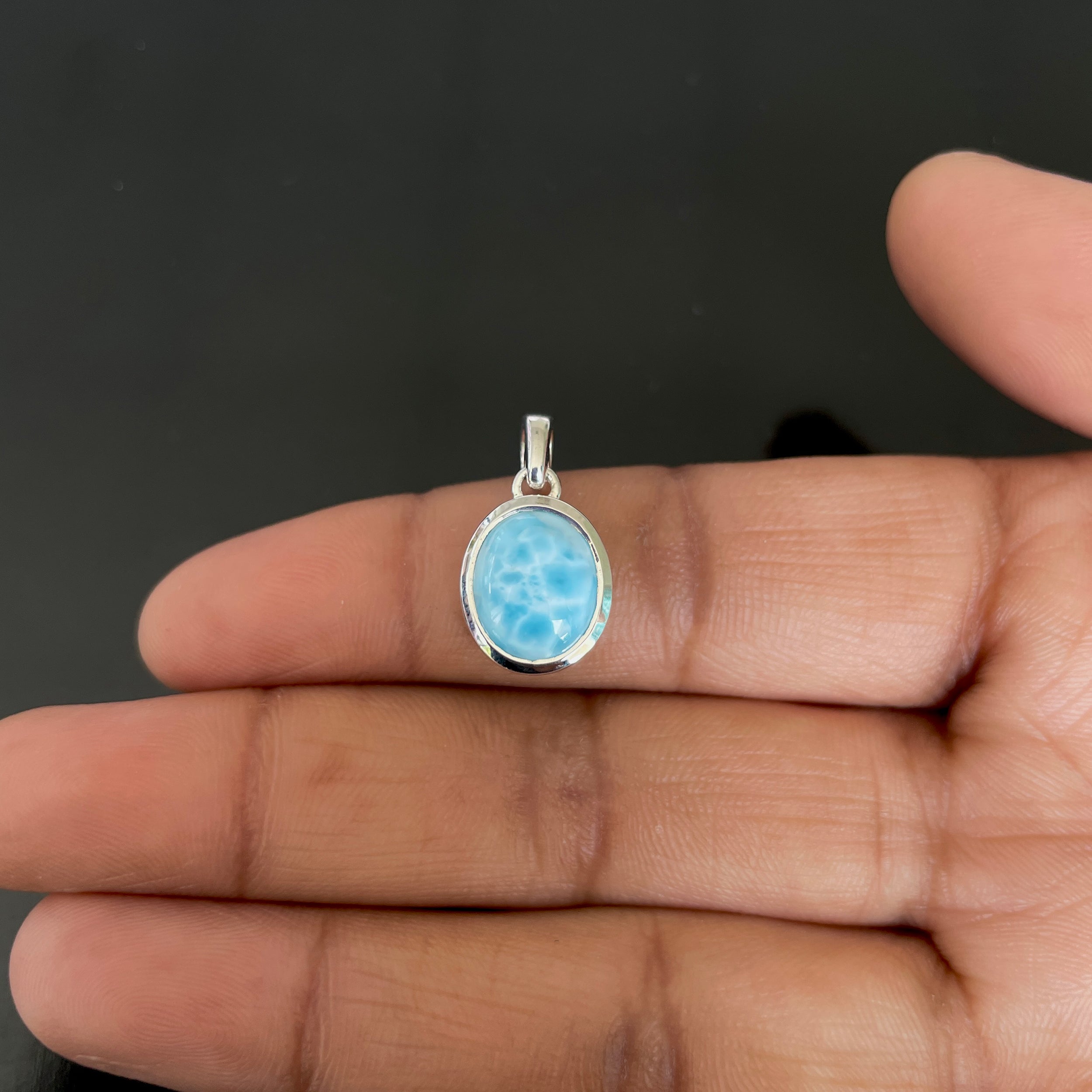 Larimar Pendant-(LAR-RDP-687.)