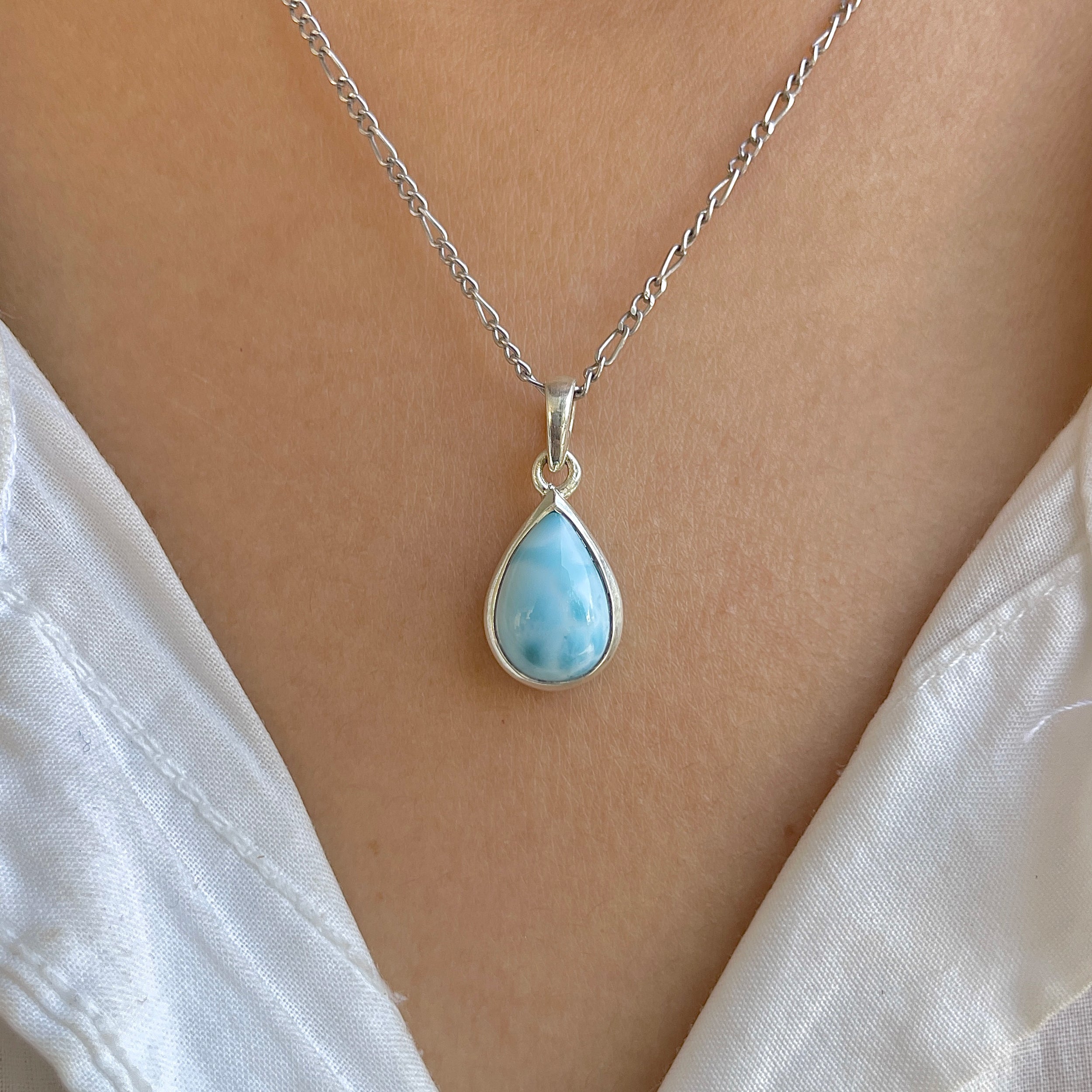 Larimar Pendant-(LAR-RDP-945.)