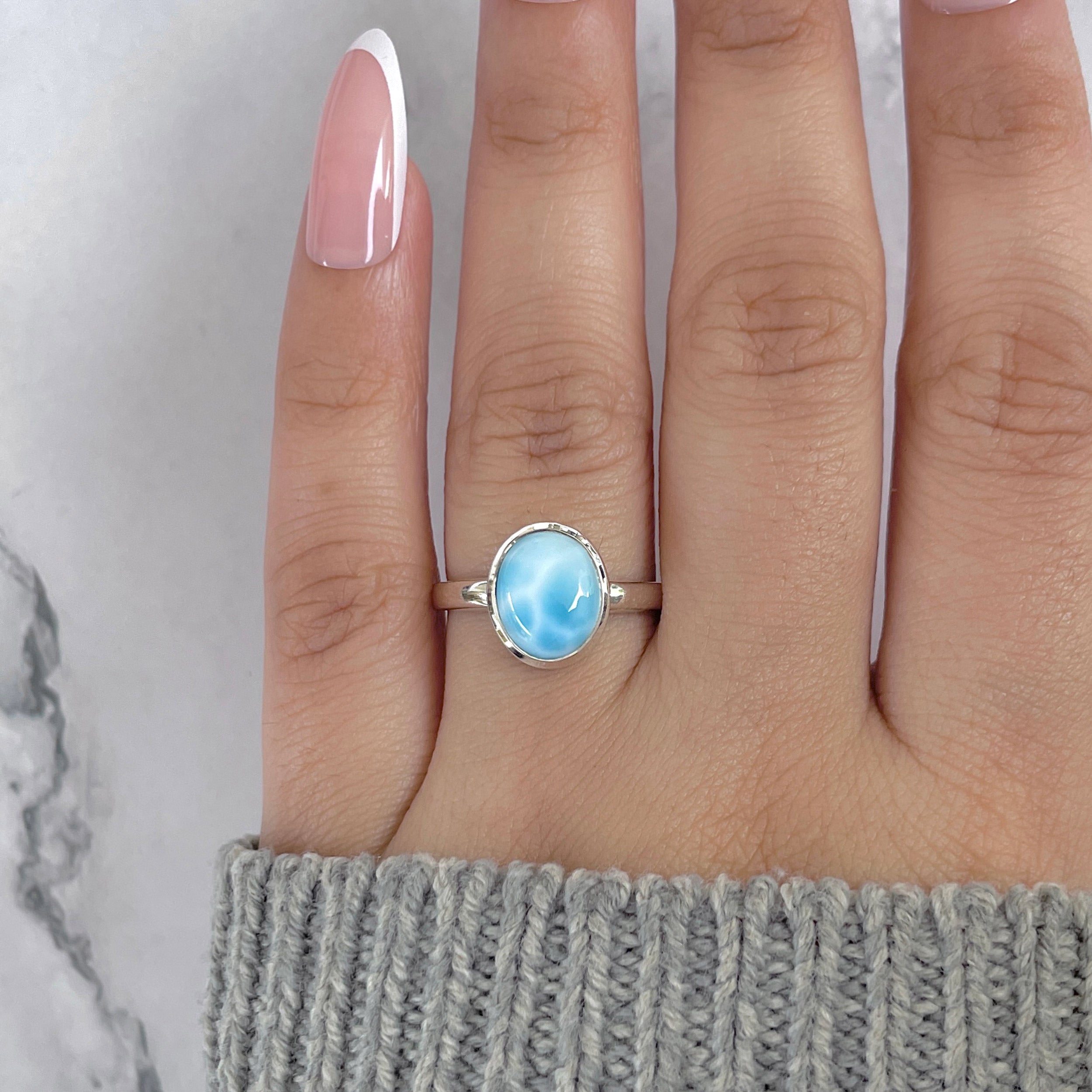 Larimar Ring-(LAR-RDR-2511.)
