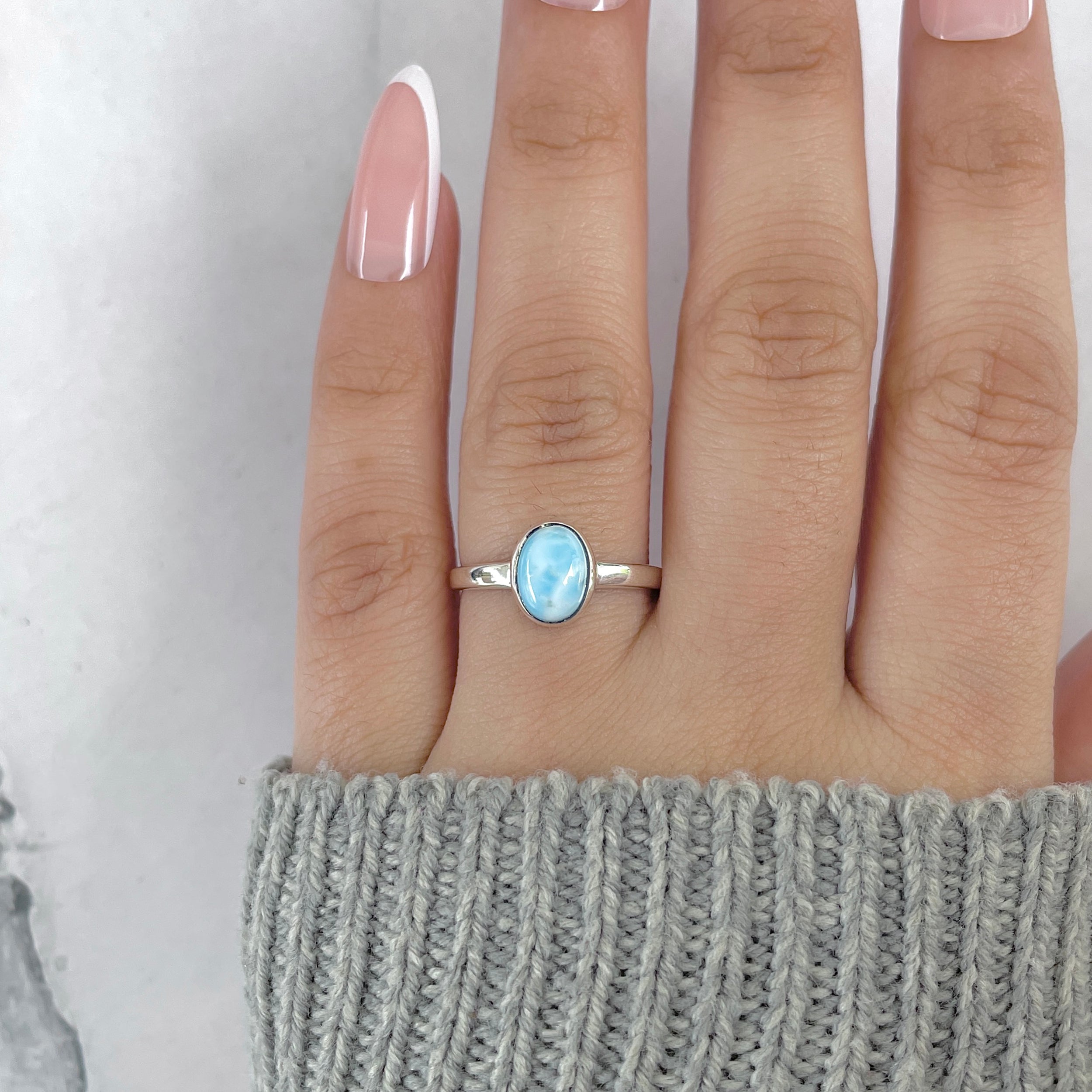 Larimar Ring-(LAR-RDR-2513.)