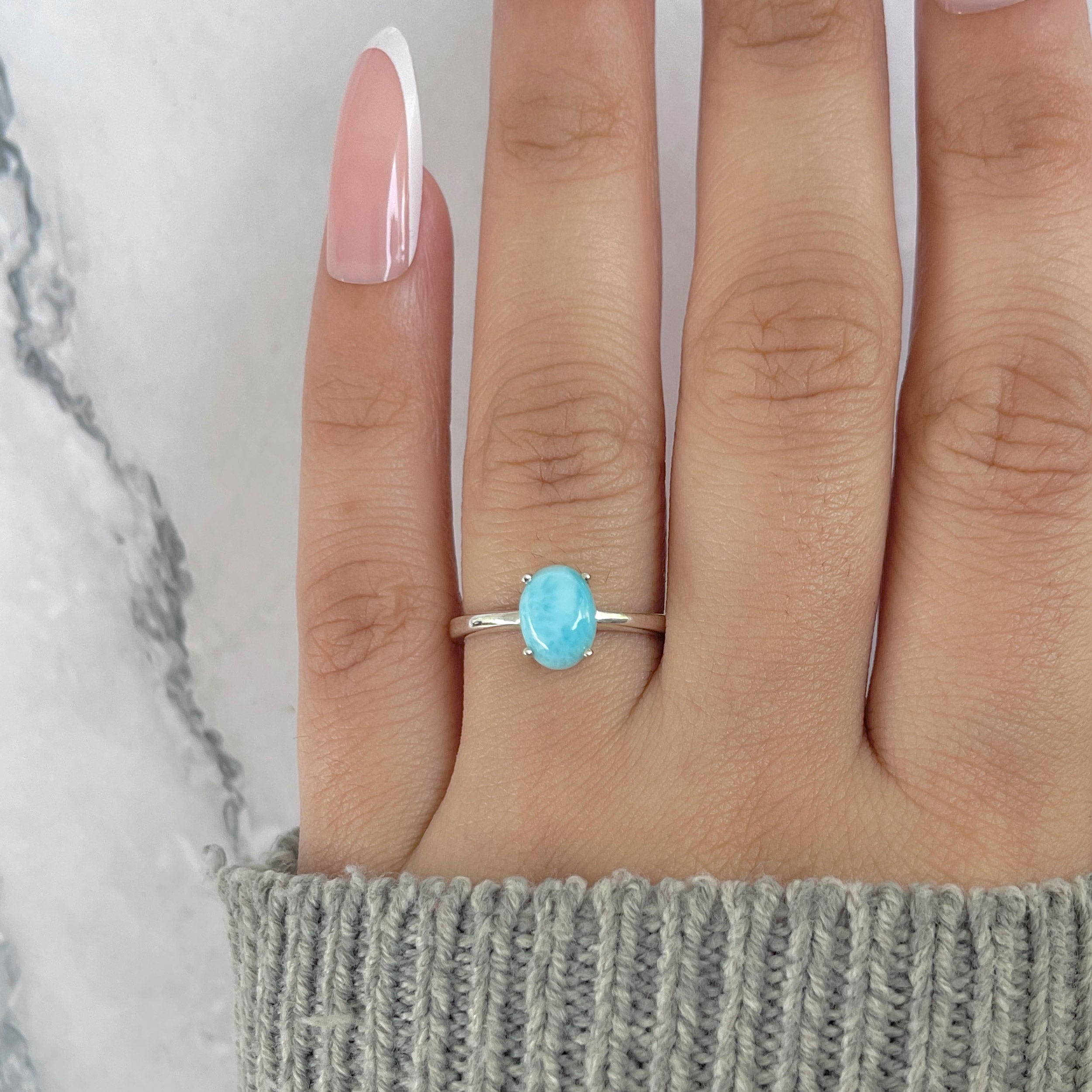 Larimar Ring-(LAR-RDR-2516.)