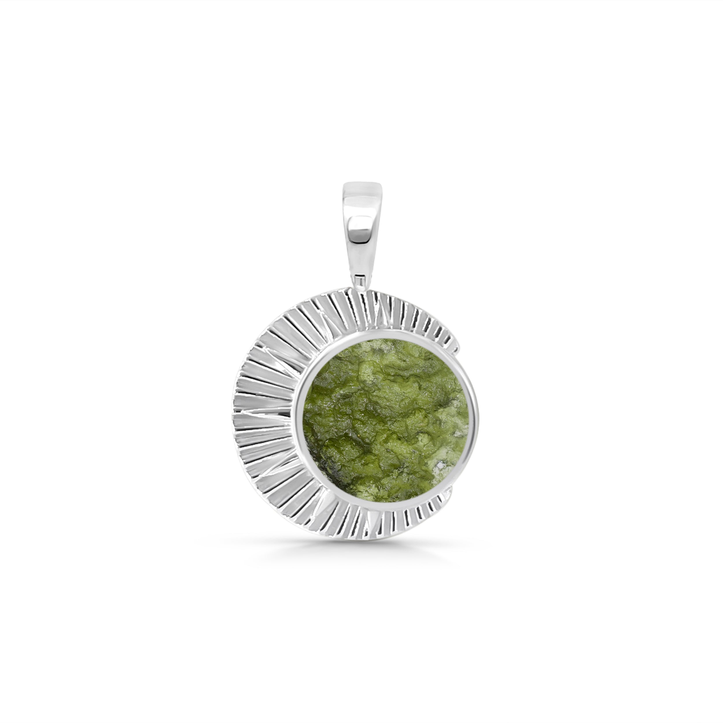 Moldavite Pendant-(MLD-RDP-1035.)