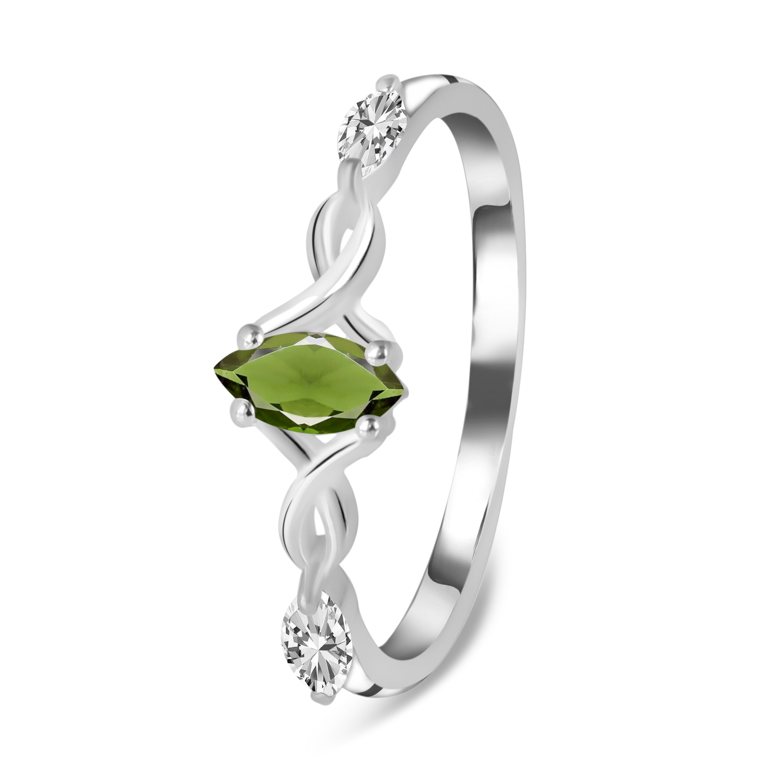Moldavite Ring-(MLD-RDR-2663.)