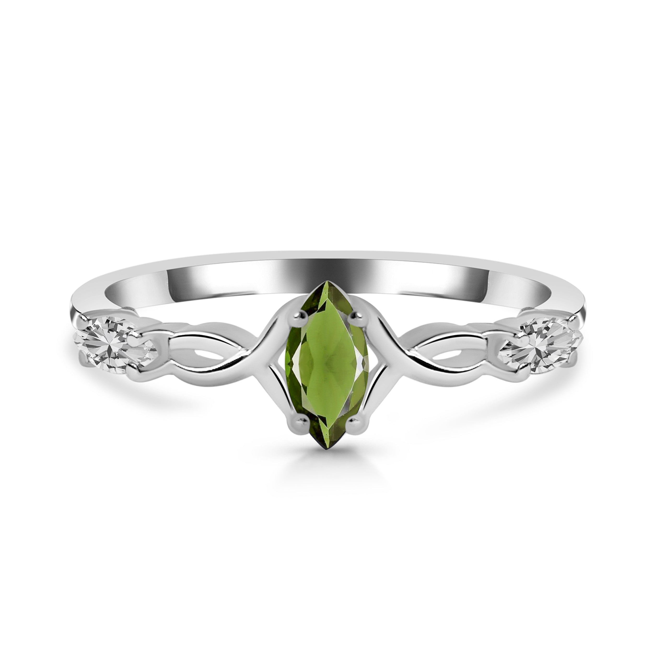 Moldavite Ring-(MLD-RDR-3537.)