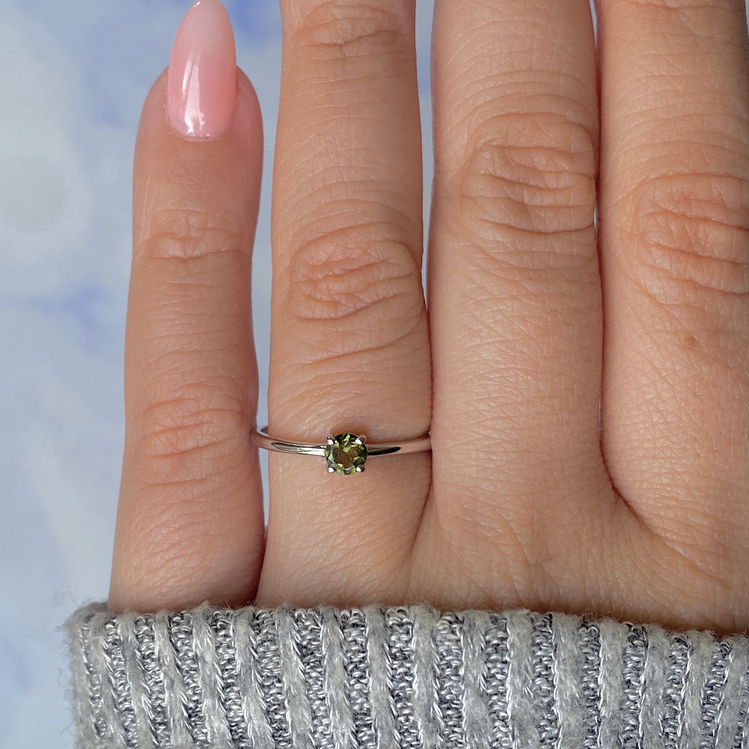 Moldavite Ring-(MLD-RDR-2462.)